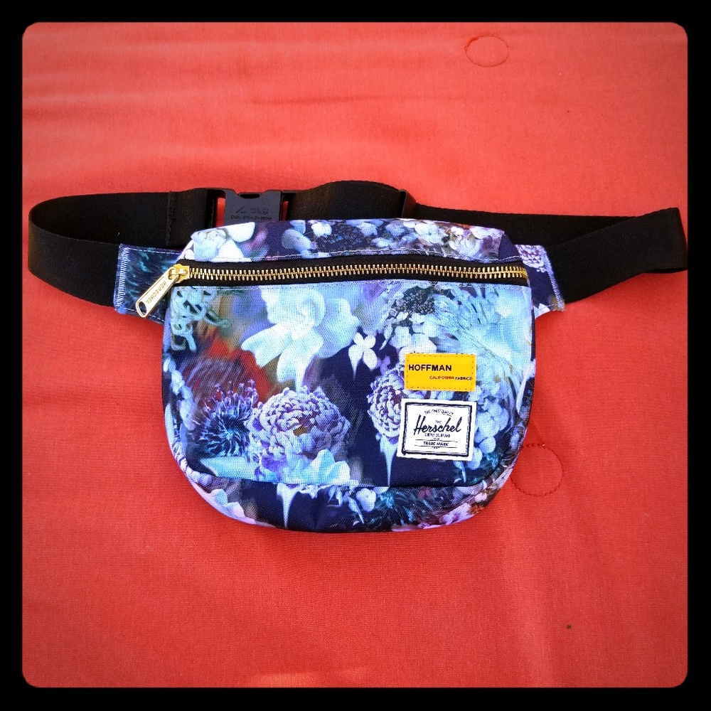 Herschel x hoffman floral waist bag